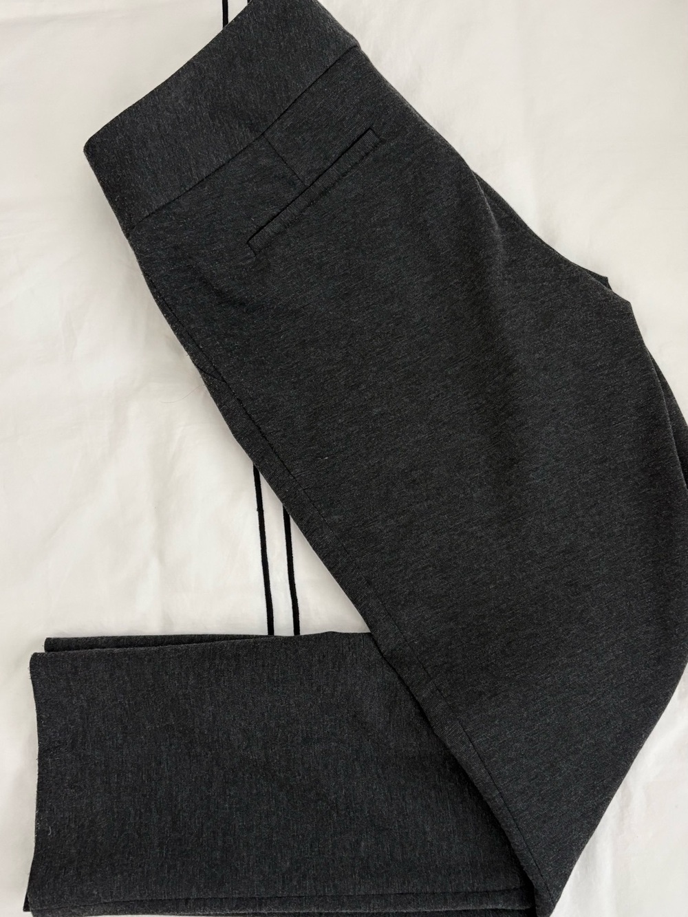 Vince Camuto Dark Charcoal Wool-Like Tapered Pants